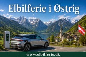 Elbil på ferie i Østrig med opladning og udsigt til Alperne