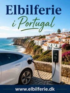 Elbilferie i Portugal med opladning ved kysten og smukke landskaber.