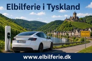 Elbil på ferie i Tyskland med opladning ved ladestationer